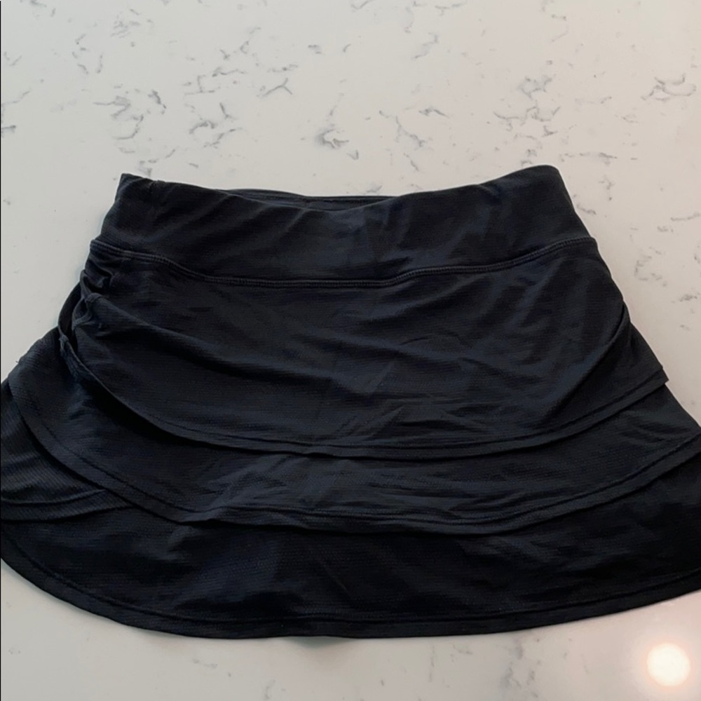 Athleta girls black skirt